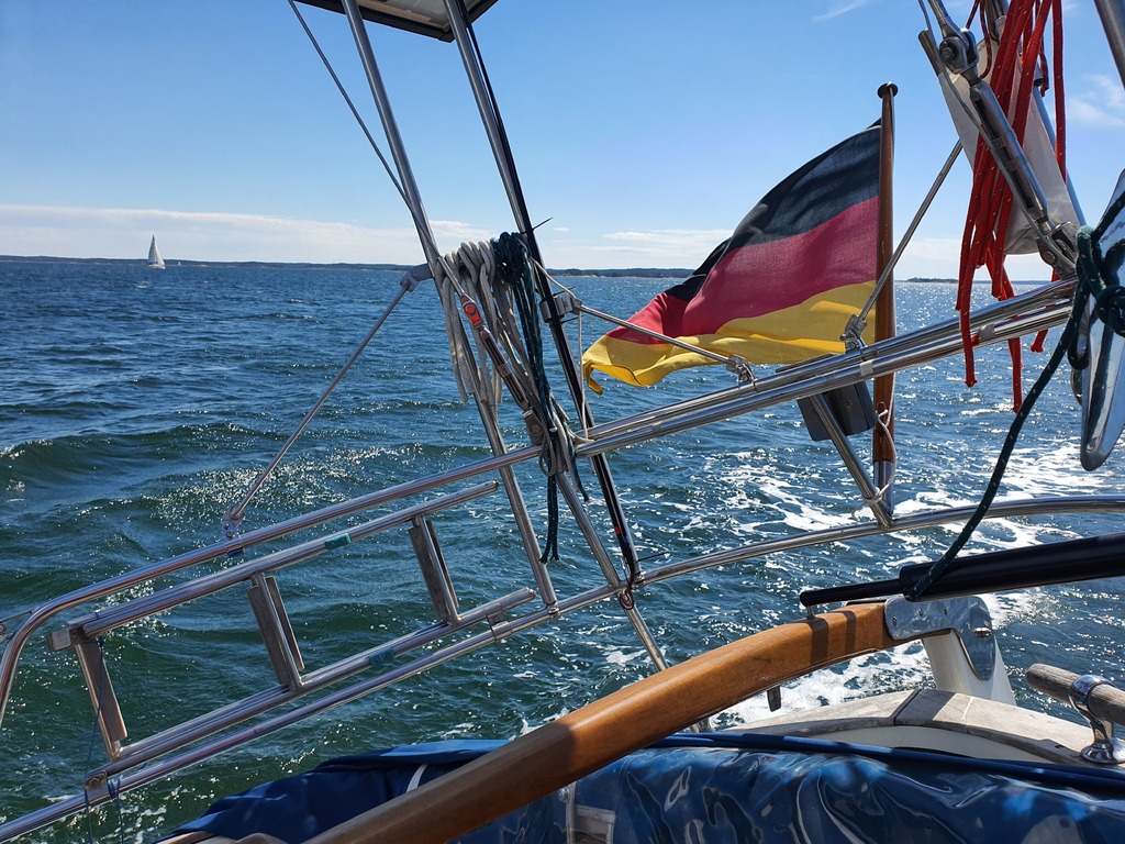 Sailing up the coast
